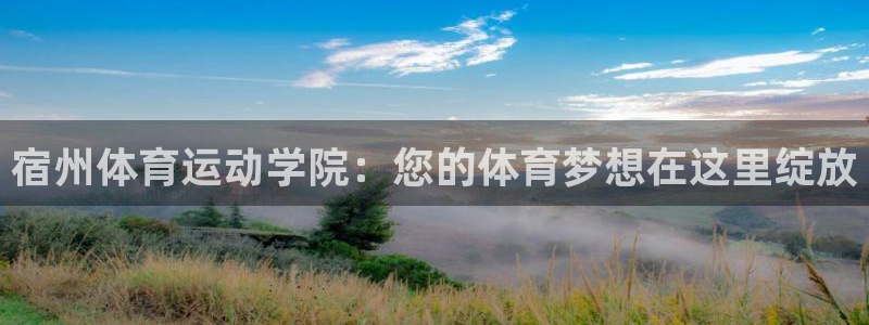 bbin视讯游戏平台：宿州体育运动学院：您的体育梦想在这里绽放