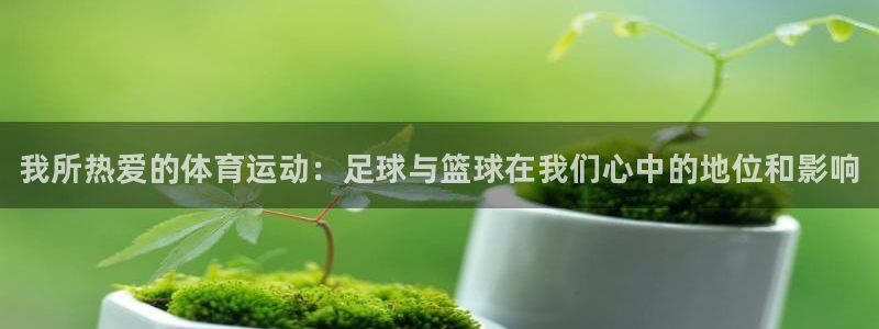bbin视讯游戏官网：我所热爱的体育运动：足球与篮球在我们心中的地位和影响