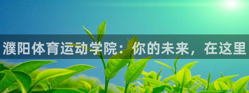 bbin视讯游戏官网：濮阳体育运动学院：你的未来，在这里